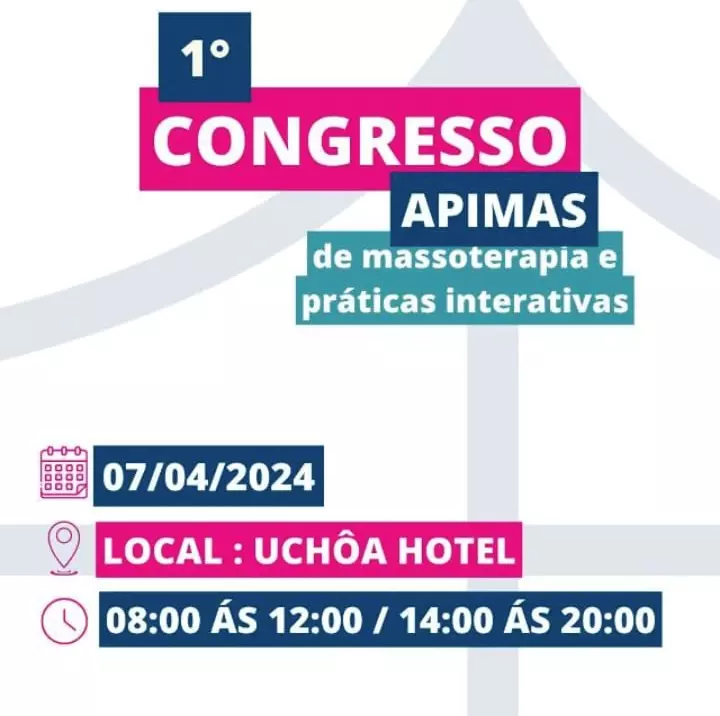 Primeiro Congresso de Massoterapia e Práticas Interativas.